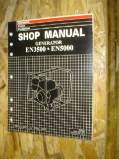 Honda Generator EN3500 5000 Shop Service Manual
