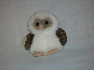   Collection Cream Brown Wings Owl Ganz Bros Stuffed Animal Plush