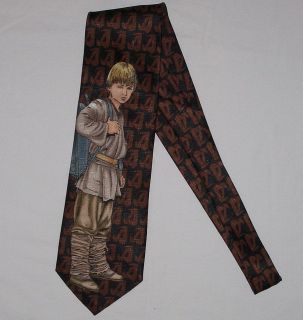 NWT mens STAR WARS Young Skywalker novelty tie necktie NEW
