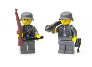 Custom LEGO German Soldier WWII minifig army builder