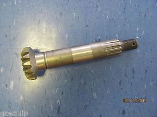   output shaft with gear for most 45hp gearboxes, fits several models