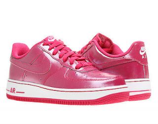  Air Force 1 (GS) Girls Fireberry/Whit​e Basketball Shoes 314219 600