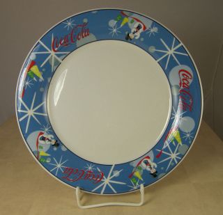 COCA COLA LAUGHING SNOWMAN DINNERWARE CHRISTMAS COKE CHOOSE from PLATE 