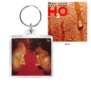 Hall & Oates H2O Album Necklace Keychain, Keyring