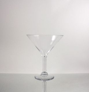 Wholesale Clear Martini Glass Vase 9 Opening x 10 Height (4pcs 