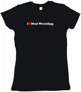 Heart (Love) Mud Wrestling Womens Tee Shirt Pick SZ