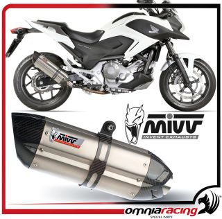 Mivv Suono Slip On Exhaust Honda NC 700 X / NC 700 S 2012 12 Steel 