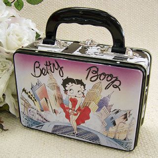 Betty Boop ~ Lunch Box ~ Keepsake Purse Tin Tote ~ Limousine ~City 
