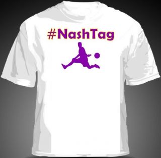 Steve Nash #NashTag Shirt Los Angeles Lakers Kobe Howard MENS & YOUTH 