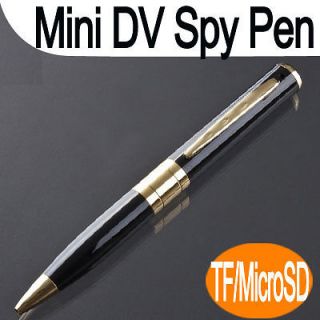 Mini DV Pen Hidden Camera Camcorder Video Recorder Support TF/ MicroSD 