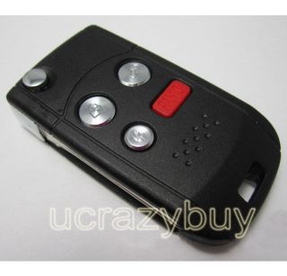 Buttons Folding Flip BLANK REMOTE Modified KEY FOB CASE SHELL and 