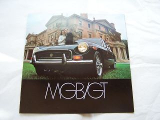 1970 MGB GT OWNERS SALES BROCHURE PARTS SERVICE 1969 1971