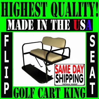 Club Car DS Golf Cart Rear Flip Back Seat Kit Cargo Bed