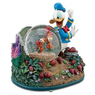 Chip an Dale with Donald Duck Snowglobe