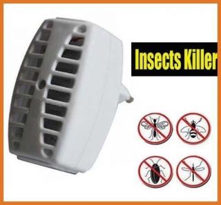LED UV Lamp Mosquito Killer Insect Moth Fly Catcher Trap EU Plug 220 