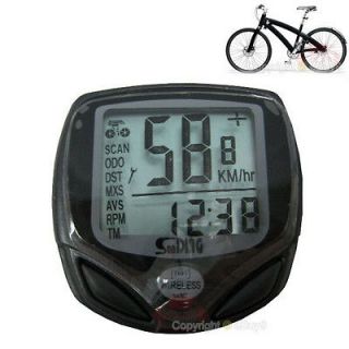   Wireless Bicycle Bike LCD Cycling Computer Odometer Speedometer WXmb