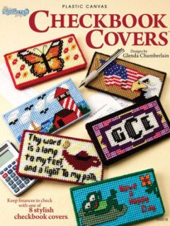 Checkbook Covers Plastic Canvas Patterns Designs Book Butterfly Eagle 