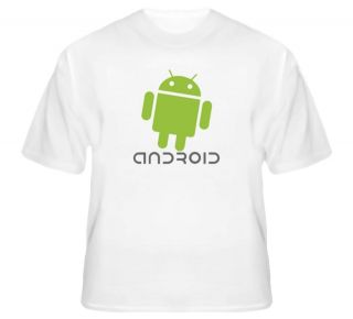 ANDROID Google Mobile Tablet OS Smartphone Logo T Shirt