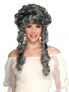GHOST BRIDE WIG ~ Long Gray Hair ~ Corpse Bride ~ Womens Halloween 
