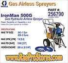 Graco IronMan 500G   Gas Airless Paint Sprayer # 256790