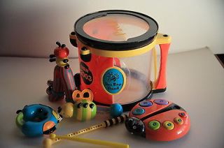 Parents Magazine Bee Bop Band Play & Learn Drum & Instruments