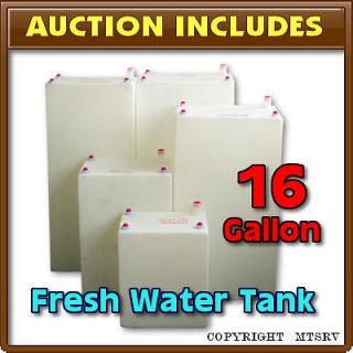16 GALLON Fresh Water Tank   RV Trailer Concession Camper Gal   FDA 