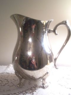 Silver plated Ice Water Pitcher Made by International Silver Co.