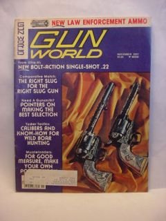Gun World 11/77 LAW ENF AMMO RIGHT SLUG WILD BOAR HUNT