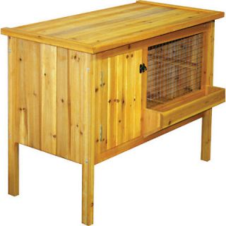   Pet Nesting Hutch Wooden Rabbit Small Animal Cage Wood Guinea Pigs