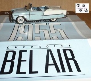 Franklin Mint Die Cast 1/43 1955 Chevrolet Bel Air  Classic Cars of 