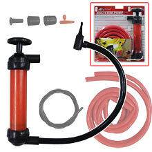   USE Air Pump + Auto Gas Water OIL SIPHON Syphon Hose DIY Hand Tools