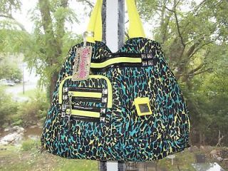 BETSEYVILLE Large Hobo Shoulder Bag, Colorful Cheetah Print Everything 