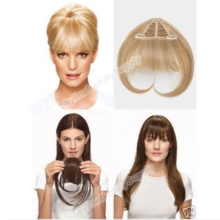 Jessica Simpson Hair Extensions Clip in Bangs HairDo All Colors Free 
