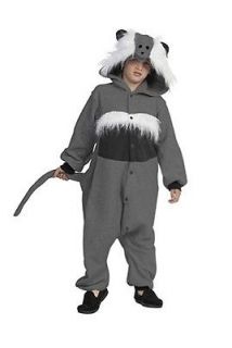   kigurumi hamster gray fleece jumpsuit costume child new halloween