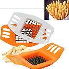   Stainless Steel French Fry Cutter Potato Chip Vegetable Slicer