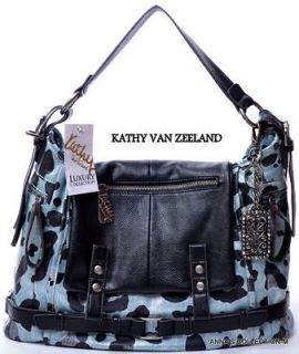 kathy van zeeland leopard in Womens Handbags & Bags