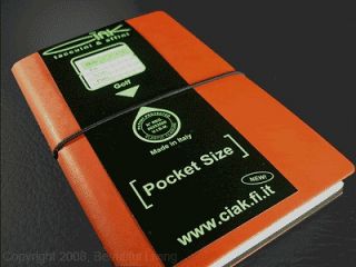   Golf Journal Score Card Notebook Orange Score Card Small 3½ X 5