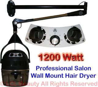 Professional Wall Mounted Hooded Hair Dryer Mount Barber Beauty Salon 