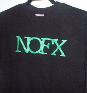 NOFX T SHIRT sz MED punk rock old school logo