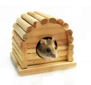   New Wooden Dome Hamster House Toys For Hamster 10.5cm×10cm×9c​m(H