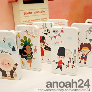 Happy Tour/World peopleHAPPYMORI iphone4, 4S Korean plastic cute 