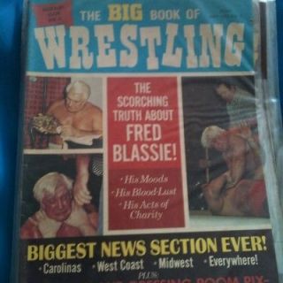 RARE Big Book of Wrestling Magazine May 1972 Classy Freddie Blassie 