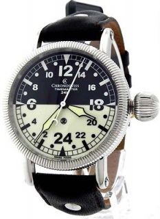 New Men Chronoswiss Timemaster CH6433 24H Day/Night Mechanical Watch 