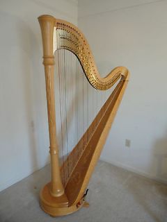 Lyon & Healy Style 85 CG Natural Finish Concert Grand Pedal Harp