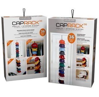   CapRack 36 Baseball Cap Baseball Hat Holder Rack Organizer Storage