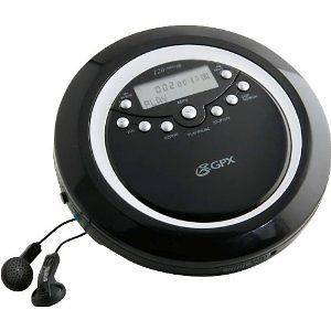   PERSONAL CD PLAYER  PLAYBACK ANTI SKIP BLACK BATTERY OPERATED PC800