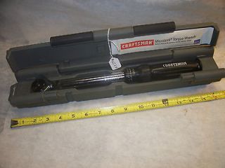 CRAFTSMAN Microtork TORQUE WERENCH 3/8 Drive, 25 to 250 Inch Pounds 