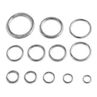   Stainless Steel Rings Select 12 Sizes 5/8 to 2 3/4 Type 316 SS
