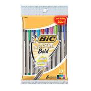 Bic Pens Cristal Ball Medium Fashion Colors 10 Pack Brand New Bic Pens 
