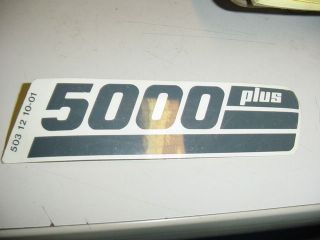 PARTNER 5000 CHAINSAW DECAL STICKER      BOX505